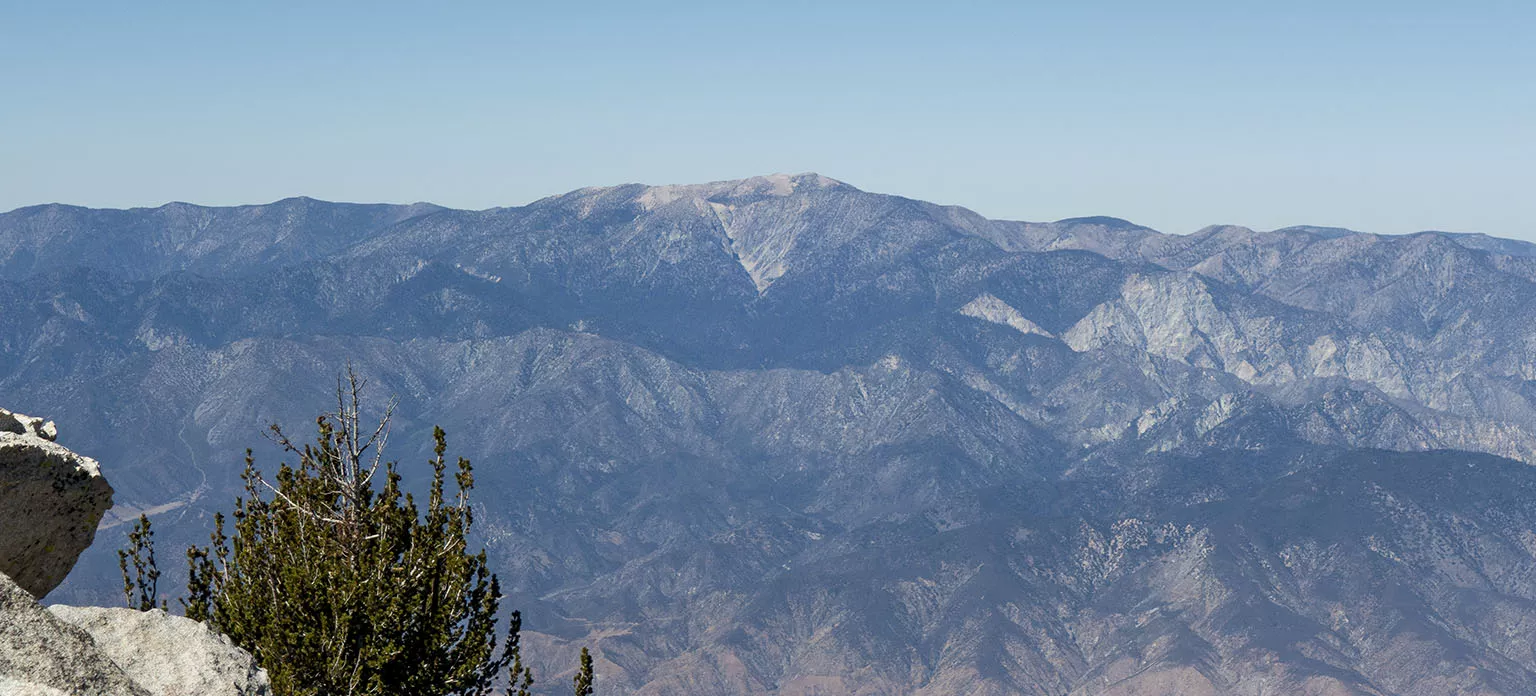 San Gorgonio as seen from the top of San Jacinto