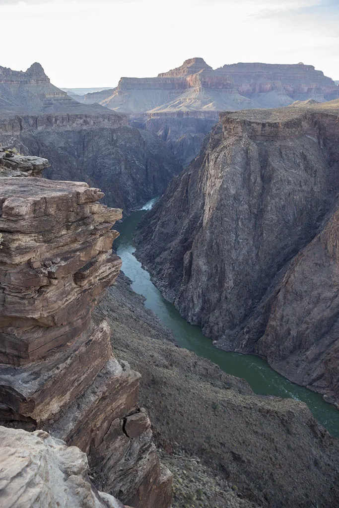 The Colorado River from Plateau Point