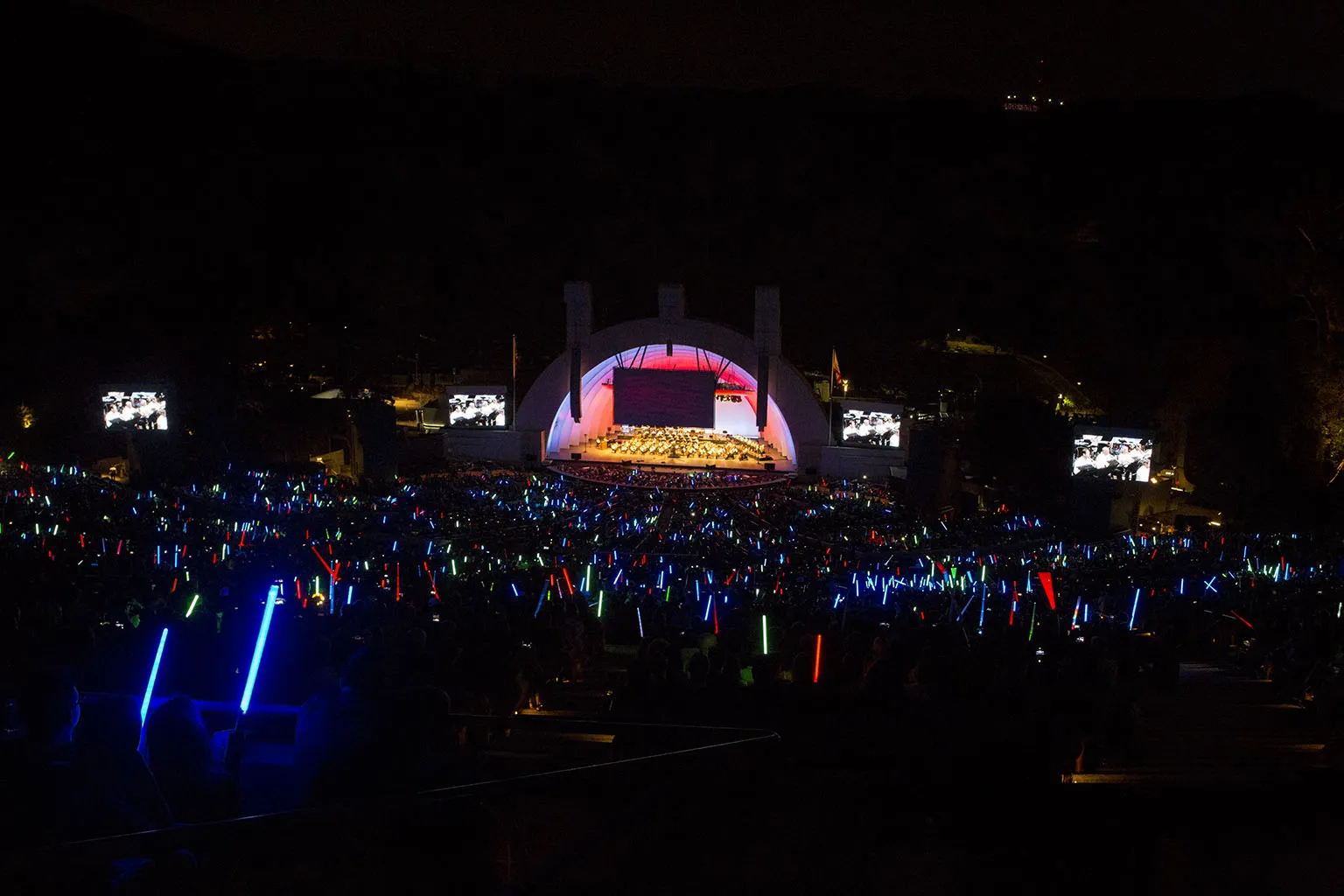 Jedi convention at the Hollywood Bowl