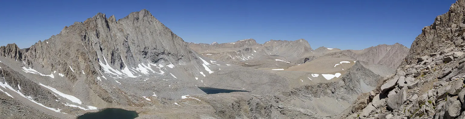 The Williamson Bowl with Mt. Tyndall on the left