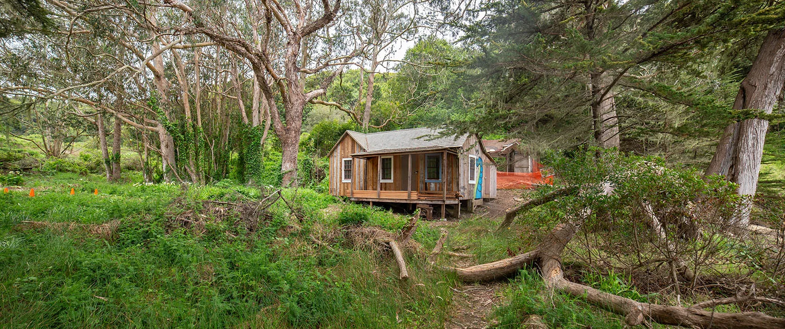 One of the cabins at Lairds Landing