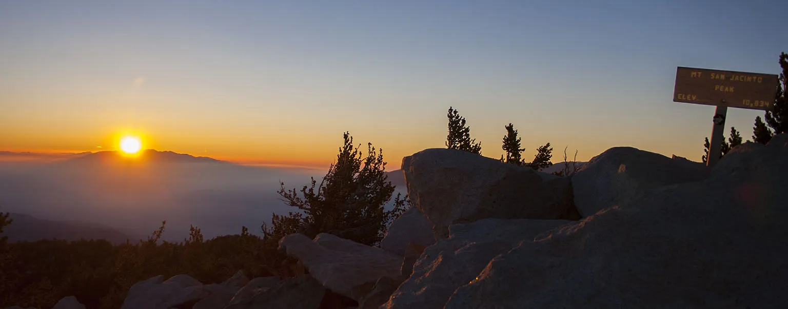 Sunset on San Jacinto Peak