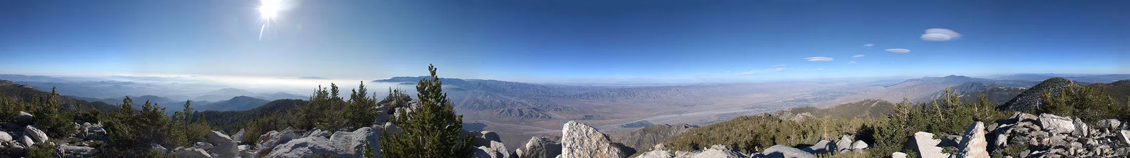 Panorama from San Jacinto Peak