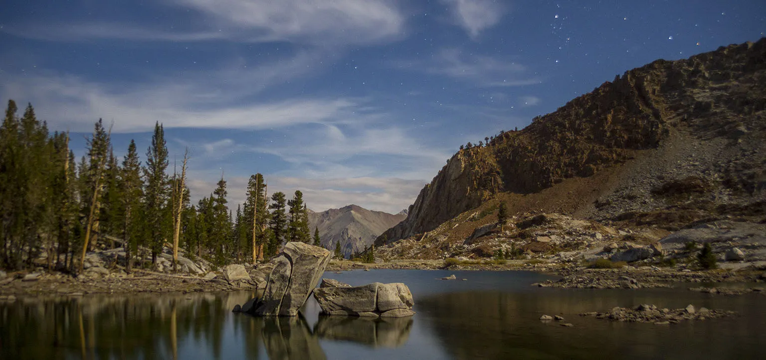 Eagle Lake by moonlight