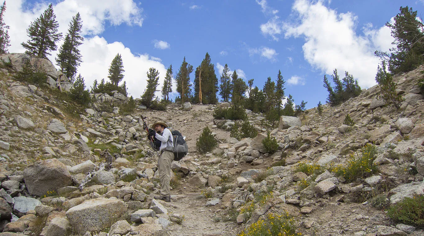 The climb up to Granite Pass