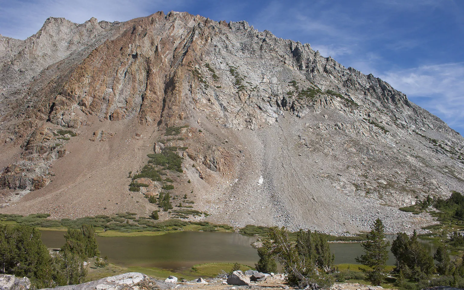 Lower Twin Lake and Mt. Cedric Wright