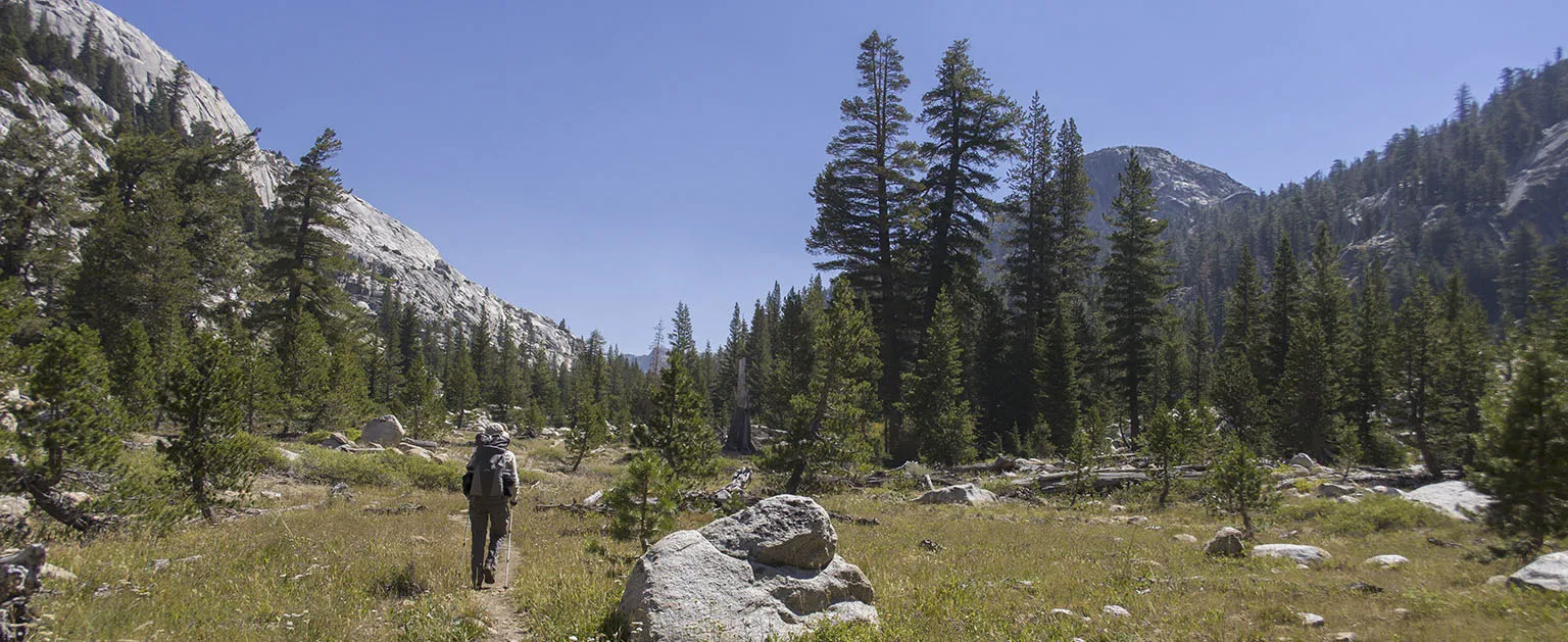 On Bear Valley trail, approaching the PCT