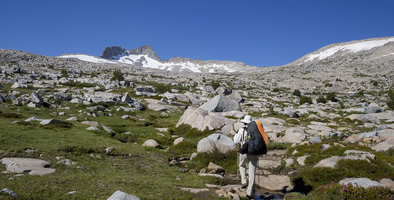 On the trail to Donohue Pass